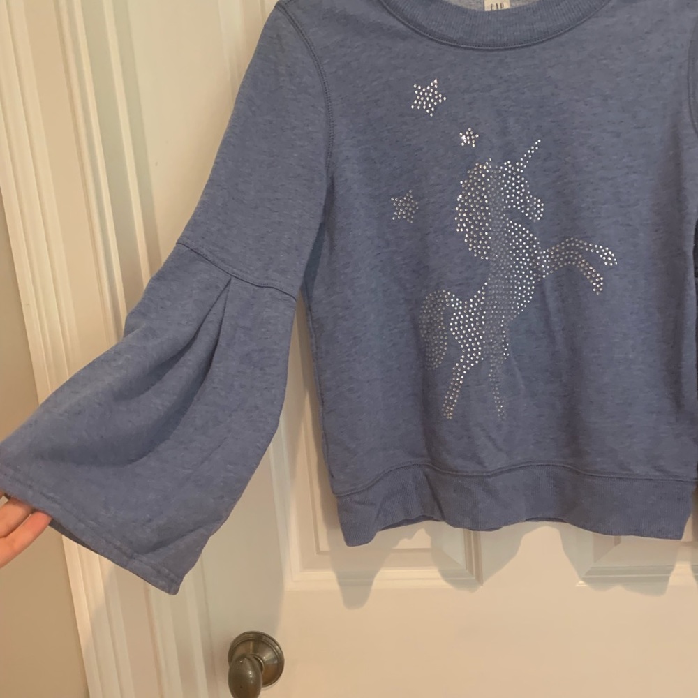 GAP Kids Rhinestone Unicorn Sweatshirt